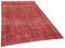 Vintage Red Overdyed Rug, Image 2