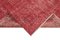 Vintage Red Overdyed Rug, Image 6