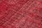 Vintage Red Overdyed Rug, Image 5