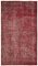 Vintage Red Overdyed Rug, Image 1
