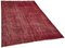 Vintage Red Overdyed Rug 2