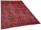 Vintage Red Overdyed Rug, Image 2