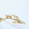 18 Karat French Yellow Gold Rosebud Brooch, 1960s, Image 5