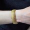 18 Karat French Yellow Gold Retro Bracelet, 1960s 8