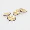 18 Karat 20th Century French Enamel Yellow Gold Cufflinks, Image 5