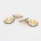 18 Karat 20th Century French Enamel Yellow Gold Cufflinks, Image 3