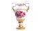 Große rote Porzellan Chrysanthemen Vase von Meissen 1