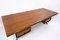 Mid-Century Modern Glass Wood Leather and Bronze Desk by Tosi, Italy, 1968, Image 7