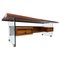 Mid-Century Modern Glass Wood Leather and Bronze Desk by Tosi, Italy, 1968 1