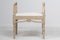 Late Gustavian Swedish Painted Pine Footstool or Tabouret 2