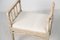 Late Gustavian Swedish Painted Pine Footstool or Tabouret 10