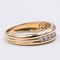 18k Yellow Gold Riviera Ring with Diamonds 0.50ctw, 1980s 3