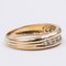 18k Yellow Gold Riviera Ring with Diamonds 0.50ctw, 1980s, Image 3