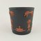 Egyptian Black Jasper Terracotta Wedgwood Garden Pot, Image 1