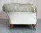 Antique Victorian Chesterfield Sofa with Ticking Fabric from Howard & Sons 12