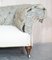 Antique Victorian Chesterfield Sofa with Ticking Fabric from Howard & Sons, Image 4