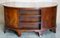 Antique Victorian Back Leather Top Kidney Desk Bookcase 13