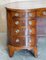 Antique Victorian Back Leather Top Kidney Desk Bookcase, Image 4
