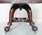 Chaise de Capitaine Pivotante Antique en Cuir Marron avec Pieds Griffes et Boules de Thomas Chippendale 9