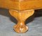 Burl Walnut Claw & Ball Foot Side End Lamp Wine Tables, Set of 2 9
