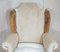Antique Victorian Deconstructed Wingback Armchairs with Claw & Ball Feet, Set of 2 14