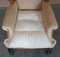 Antique Victorian Deconstructed Wingback Armchairs with Claw & Ball Feet, Set of 2 16