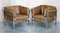 Brown Leather & Chrome Framed Sofa & Armchairs Suite from Halo Groucho, Set of 3 12