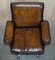 Brown Leather Ds-35 Office Captains Swivel Armchair from de Sede 4