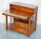 Mahogany & Brass Military Campaign Workstation Desk for Home Computer 16