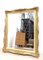 Espejo de pared decorativo francés antiguo dorado, 1988, Imagen 3