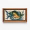 Diaz Costa, Handbemalter Fisch, 1960er, Keramik & Farbe, Gerahmt 3