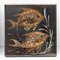Diaz Costa, Hand-Painted Fish, 1960s, Ceramic & Paint, Framed, Set of 3 4