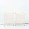 Collapsible Steel and White Fabric Table Lamps, 1970s, Set of 2, Image 2