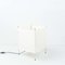Collapsible Steel and White Fabric Table Lamps, 1970s, Set of 2 5