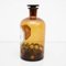 Vintage French Amber Glass Pharmacy Bottle with Marbles, 1930s 4