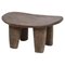 African Handmade Solid Wood Stool, 1950s, Image 1