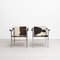 Sedie LC1 di Le Corbusier e Charlotte Perriand per Cassina, set di 2, Immagine 3