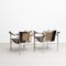 LC1 Chairs by Le Corbusier & Charlotte Perriand for Cassina, Set of 2, Image 7