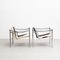 LC1 Chairs by Le Corbusier & Charlotte Perriand for Cassina, Set of 2 5