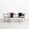 LC1 Chairs by Le Corbusier & Charlotte Perriand for Cassina, Set of 2 2