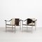 LC1 Chairs by Le Corbusier & Charlotte Perriand for Cassina, Set of 2, Image 2