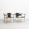 LC1 Chairs by Le Corbusier & Charlotte Perriand for Cassina, Set of 2, Image 4