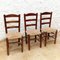 Charlotte Perriand Style Dining Chairs in Wood & Rattan by Le Corbusier, 1950s, Set of 6 5