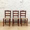 Charlotte Perriand Style Dining Chairs in Wood & Rattan by Le Corbusier, 1950s, Set of 6, Image 4