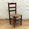 Charlotte Perriand Style Dining Chairs in Wood & Rattan by Le Corbusier, 1950s, Set of 6, Image 11
