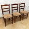 Charlotte Perriand Style Dining Chairs in Wood & Rattan by Le Corbusier, 1950s, Set of 6 7