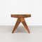 057 Civil Bench, Wood and Woven Viennese Cane by Pierre Jeanneret for Cassina, Image 13