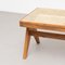 057 Civil Bench, Wood and Woven Viennese Cane by Pierre Jeanneret for Cassina 3