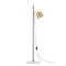 Anatomy Design Lab Light Floor Brass, Porcelain and Steel Floor Lamp by Joe Colombo, Image 5