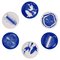 Assiettes en Porcelaine par Charlotte Perriand pour Cassina, Set de 6 1